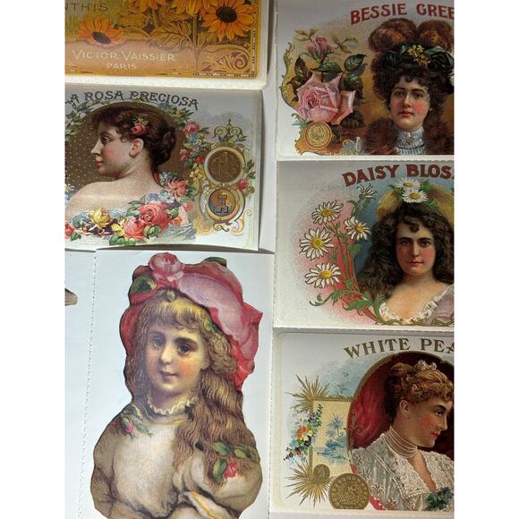 Brier Rose Victorian Garden Stickers Lot of 14 French Soap Scrapbooking *READ* - Picture 3 of 7
